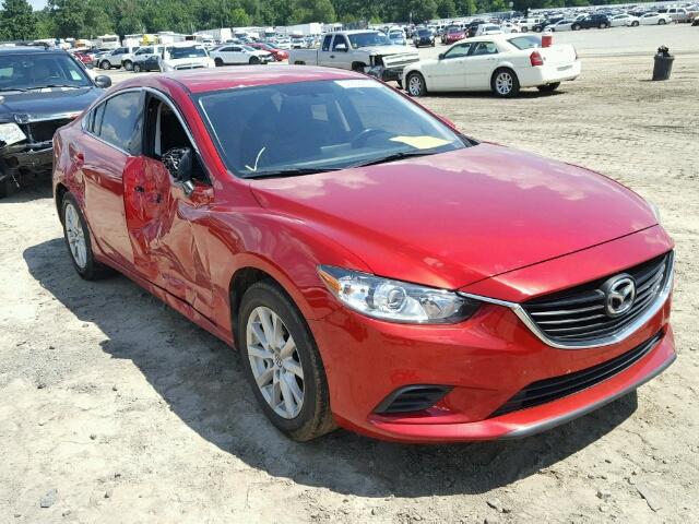 JM1GJ1U56G1413827 - 2016 MAZDA 6 SPORT RED photo 1