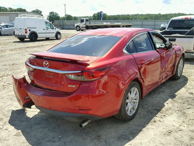 JM1GJ1U56G1413827 - 2016 MAZDA 6 SPORT RED photo 4