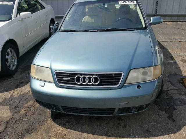 WAUED54B9YN085452 - 2000 AUDI A6 2.7T QU BLUE photo 9