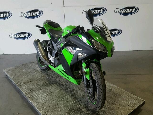 JKAEX8A10DDA10160 - 2013 KAWASAKI EX300 A GREEN photo 1