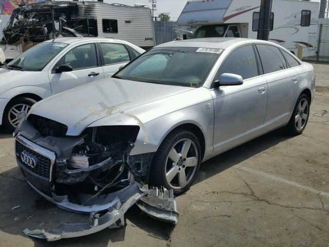 WAUAH74F08N077967 - 2008 AUDI A6 3.2 SILVER photo 2