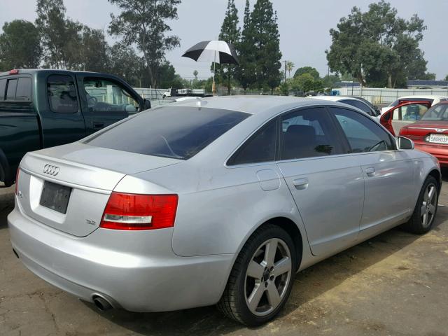 WAUAH74F08N077967 - 2008 AUDI A6 3.2 SILVER photo 4