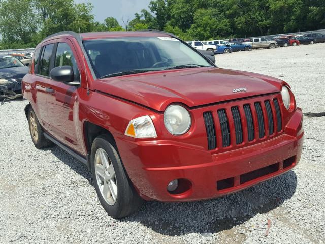 1J8FF47W47D565583 - 2007 JEEP COMPASS RED photo 1