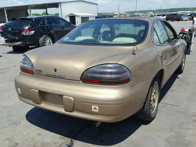 1G2WJ52M5WF232415 - 1998 PONTIAC GRAND PRIX GOLD photo 4