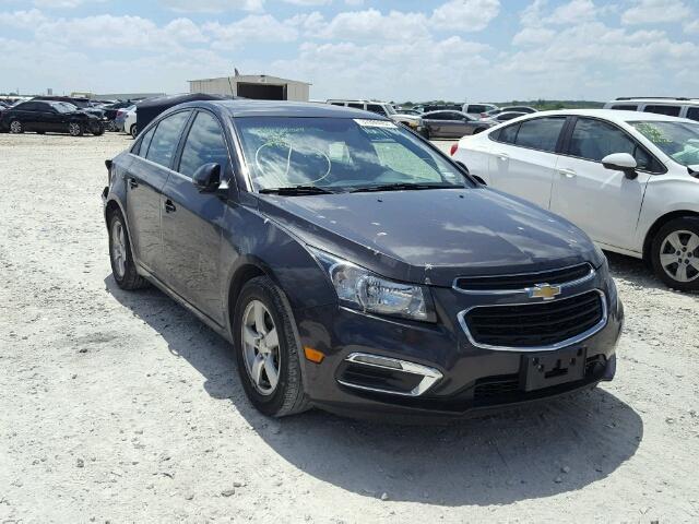 1G1PC5SB6F7167179 - 2015 CHEVROLET CRUZE LT GRAY photo 1