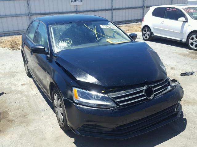 3VW2K7AJXFM256104 - 2015 VOLKSWAGEN JETTA BASE შავი ფოტო 1