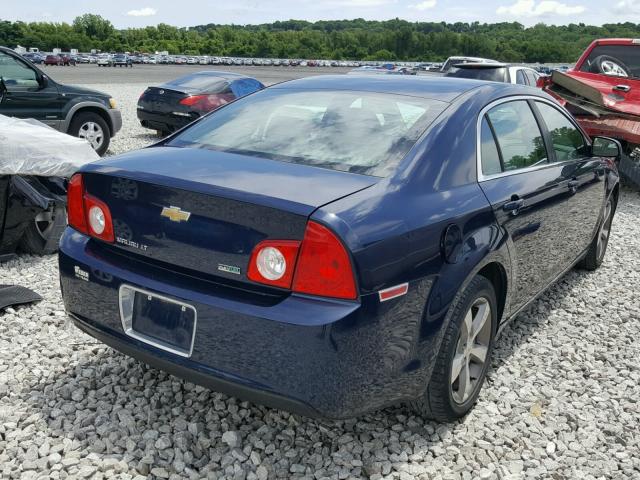 1G1ZC5EU1BF190567 - 2011 CHEVROLET MALIBU 1LT 蓝色 照片 4