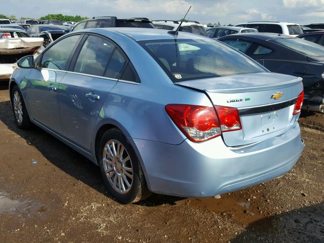 1G1PJ5SC5C7144910 - 2012 CHEVROLET CRUZE ECO BLUE photo 3