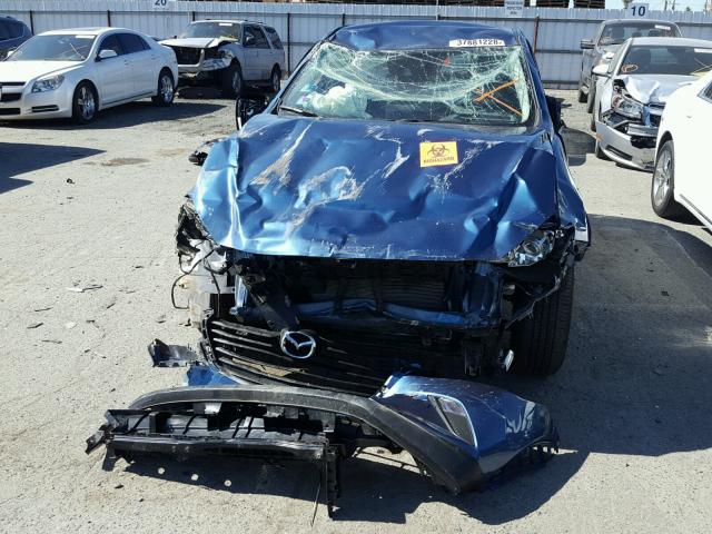 JM1DKDB78J0322934 - 2018 MAZDA CX-3 SPORT BLUE photo 9