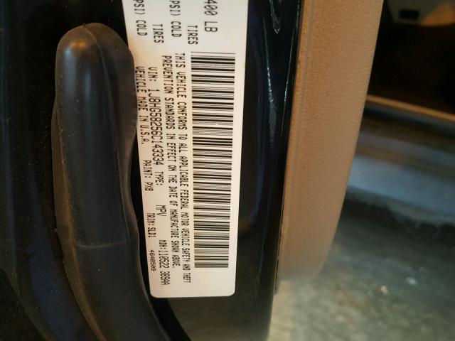 1J8HG58256C143334 - 2006 JEEP COMMANDER 黑色 照片 10