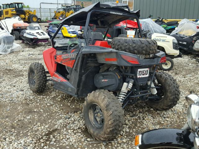 4UF15MPV9FT304412 - 2015 ARCTIC CAT WILD CAT RED photo 3