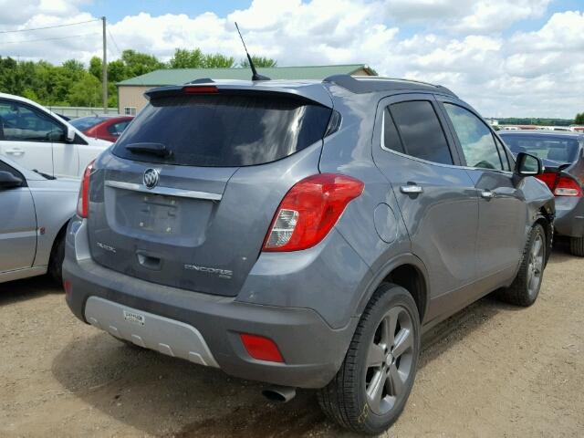 KL4CJHSB0EB772768 - 2014 BUICK ENCORE PRE GRAY photo 4