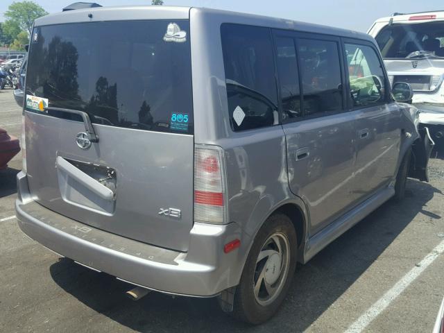 JTLKT324050176544 - 2005 TOYOTA SCION XB 灰色 照片 4