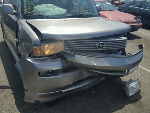 JTLKT324050176544 - 2005 TOYOTA SCION XB 灰色 照片 9