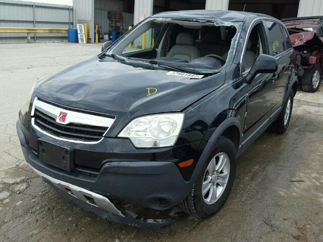 3GSDL43N89S541850 - 2009 SATURN VUE XE BLACK photo 2