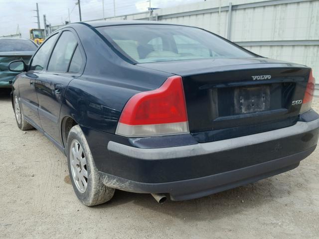 YV1RS61RX12049594 - 2001 VOLVO S60 GREEN photo 3