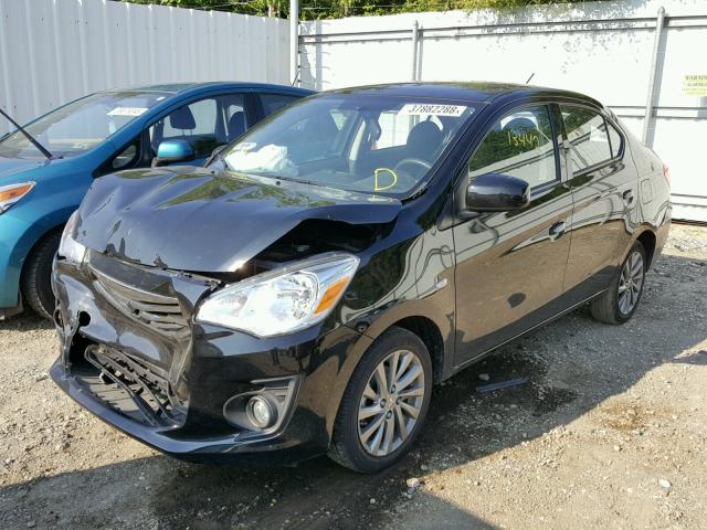 ML32F3FJ6JHF06076 - 2018 MITSUBISHI MIRAGE G4 BLACK photo 2