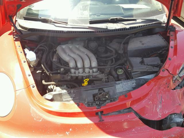 3VWCT21C71M410380 - 2001 VOLKSWAGEN NEW BEETLE 红色 照片 7