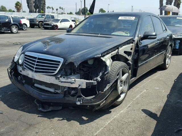 WDBUF56X99B421782 - 2009 MERCEDES-BENZ E 350 BLACK photo 2