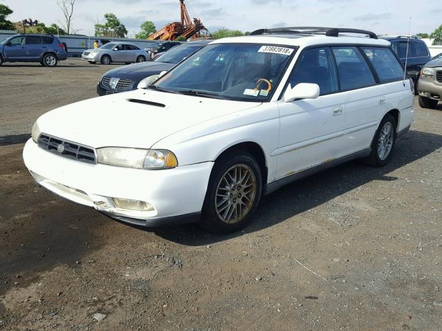 4S3BK6759W7313023 - 1998 SUBARU LEGACY GT WHITE photo 2