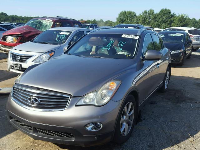 JNKAJ09E28M306913 - 2008 INFINITI EX35 BASE GRAY photo 2