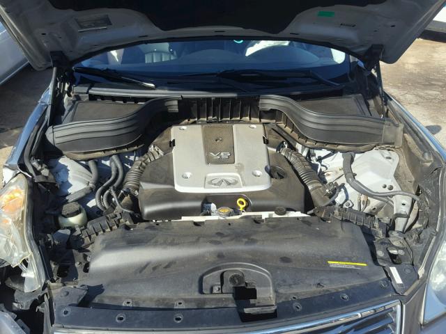 JNKAJ09E28M306913 - 2008 INFINITI EX35 BASE GRAY photo 7