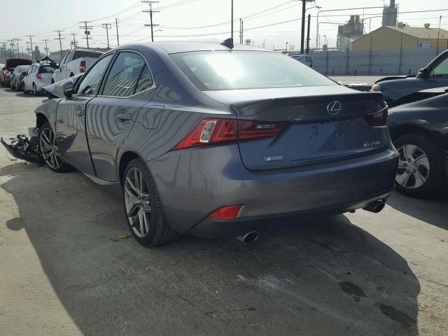 JTHBF1D22F5060056 - 2015 LEXUS IS 250 GRAY photo 3