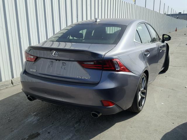 JTHBF1D22F5060056 - 2015 LEXUS IS 250 GRAY photo 4