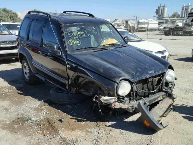 1J4GK48K57W504650 - 2007 JEEP LIBERTY SP BLACK photo 1