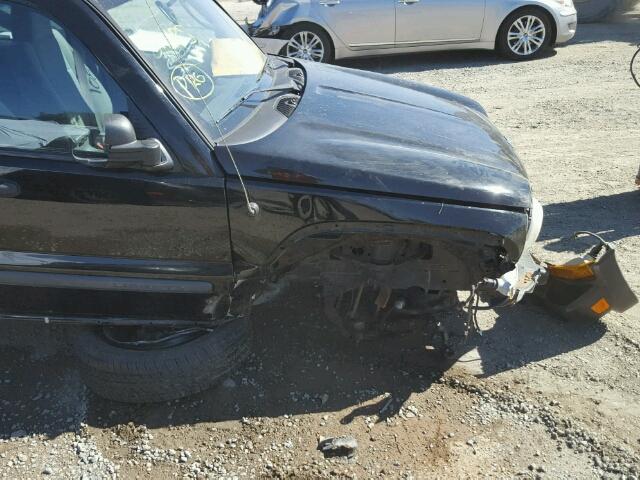 1J4GK48K57W504650 - 2007 JEEP LIBERTY SP BLACK photo 9