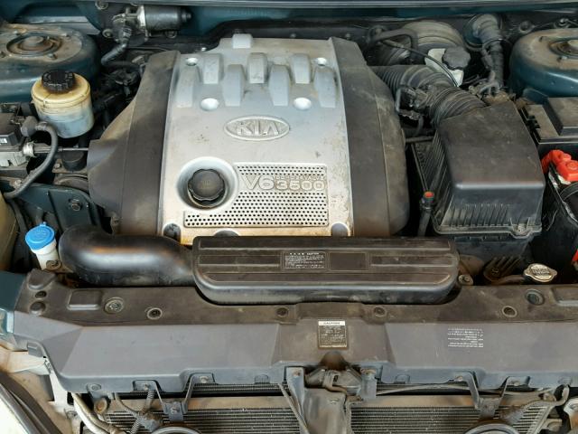 KNDUP131846581838 - 2004 KIA SEDONA EX GREEN photo 7