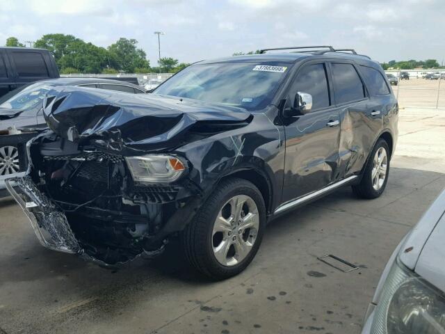 1C4RDHAG1FC127840 - 2015 DODGE DURANGO SX BLACK photo 2