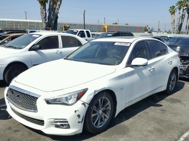 JN1EV7AP5HM741246 - 2017 INFINITI Q50 PREMIU WHITE photo 2