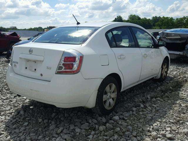 3N1AB61E87L647581 - 2007 NISSAN SENTRA 2.0 WHITE photo 4