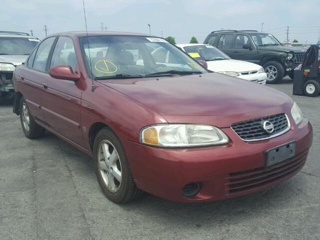 3N1AB51A63L732193 - 2003 NISSAN SENTRA SE- BURGUNDY photo 1