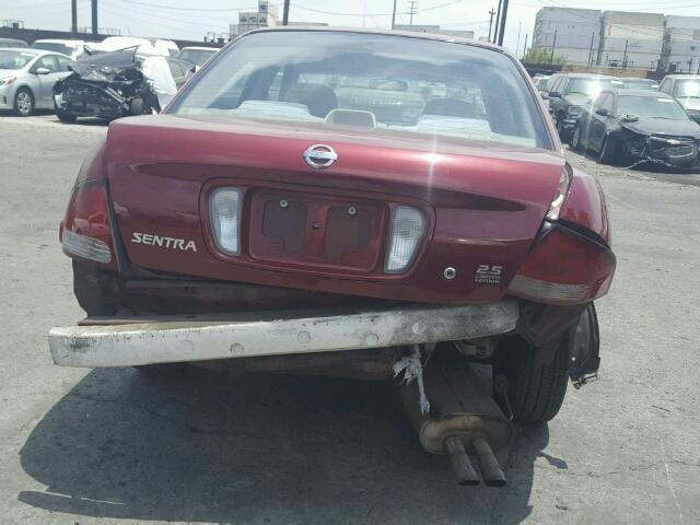 3N1AB51A63L732193 - 2003 NISSAN SENTRA SE- BURGUNDY photo 9