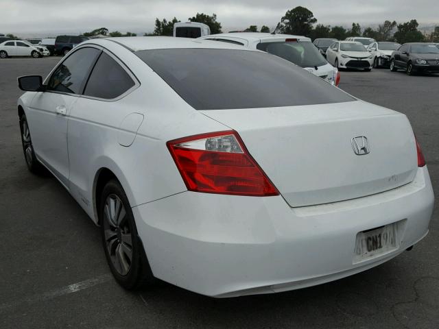 1HGCS12849A003606 - 2009 HONDA ACCORD EXL WHITE photo 3