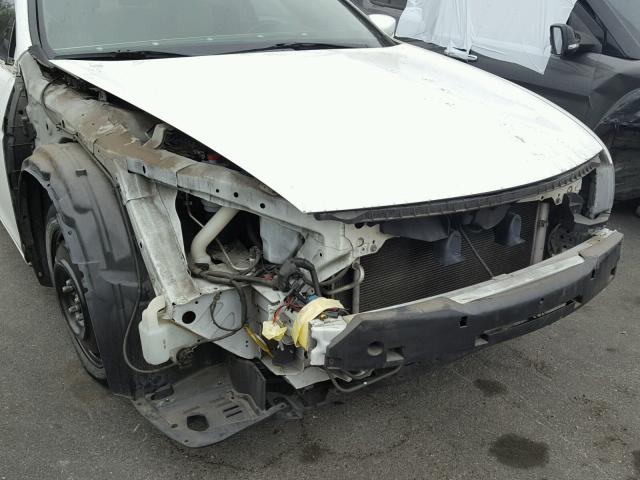 1HGCS12849A003606 - 2009 HONDA ACCORD EXL WHITE photo 9