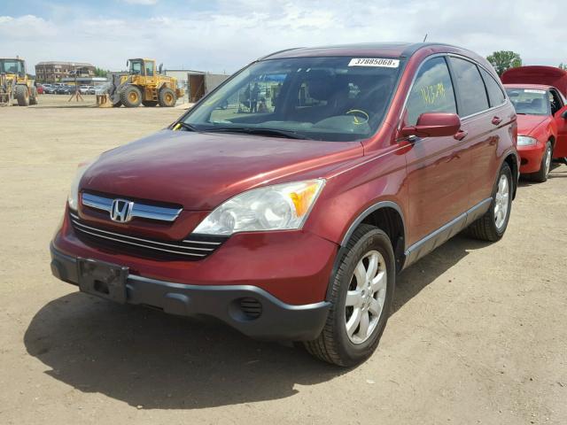 JHLRE48777C069006 - 2007 HONDA CR-V EXL RED photo 2