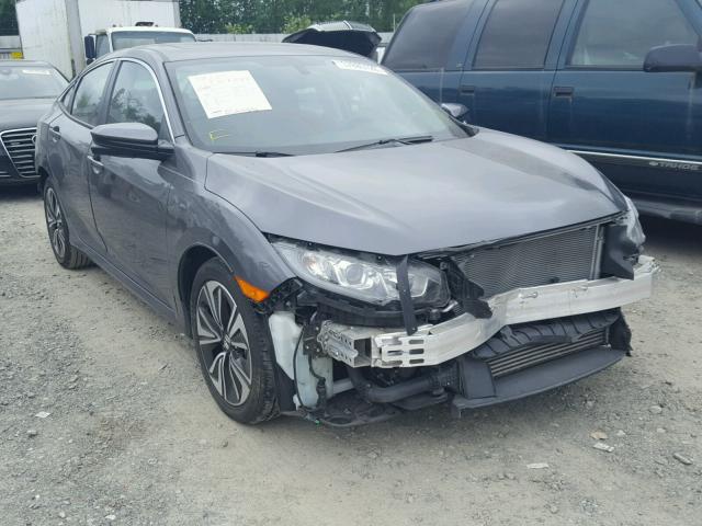 2HGFC1F71GH650233 - 2016 HONDA CIVIC EXL GRAY photo 1