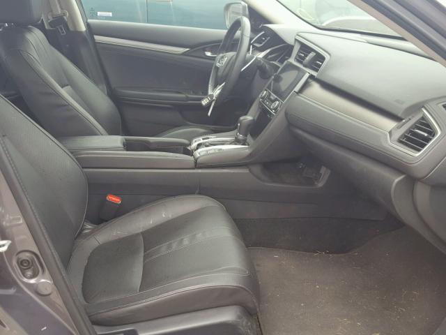 2HGFC1F71GH650233 - 2016 HONDA CIVIC EXL GRAY photo 5
