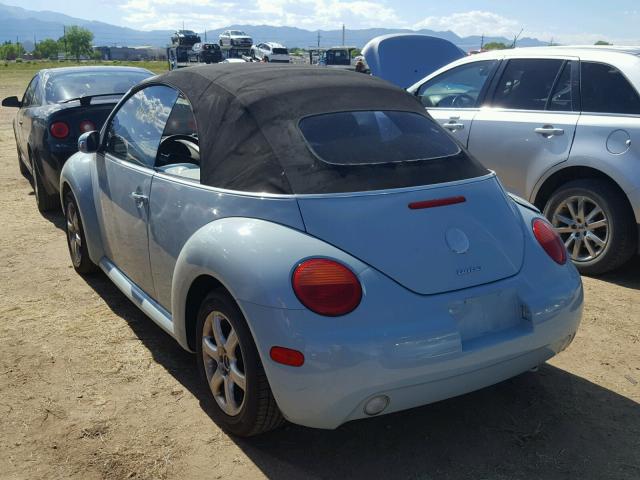 3VWCD31Y05M368784 - 2005 VOLKSWAGEN NEW BEETLE ლურჯი ფოტო 3