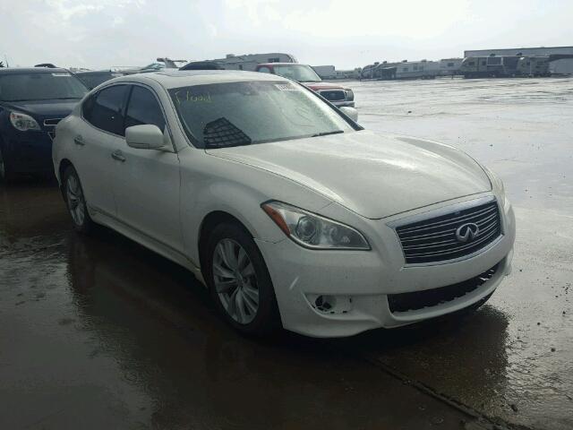 JN1BY1AP1DM511737 - 2013 INFINITI M37 WHITE photo 1