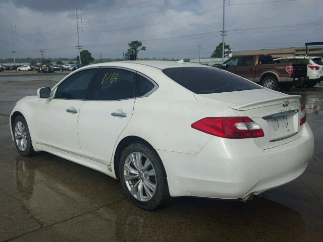 JN1BY1AP1DM511737 - 2013 INFINITI M37 WHITE photo 3