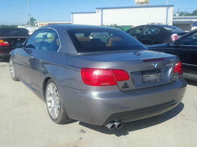 WBADW3C52CE823803 - 2012 BMW 328 I GRAY photo 3