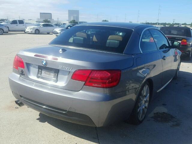 WBADW3C52CE823803 - 2012 BMW 328 I GRAY photo 4