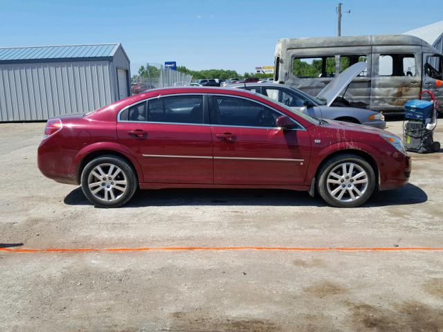 1G8ZS57N97F250371 - 2007 SATURN AURA XE MAROON photo 9