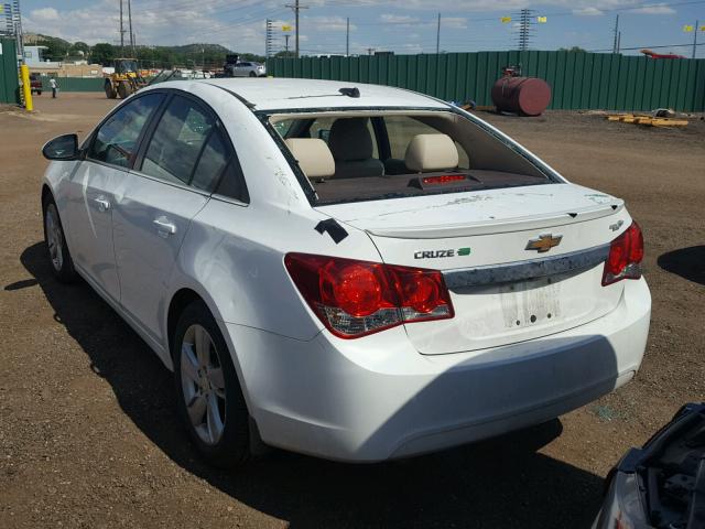 1G1P75SZ2E7448198 - 2014 CHEVROLET CRUZE WHITE photo 3