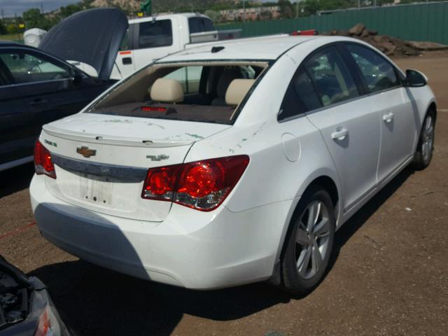 1G1P75SZ2E7448198 - 2014 CHEVROLET CRUZE WHITE photo 4