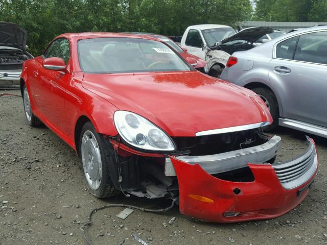 JTHFN48Y220031524 - 2002 LEXUS SC 430 RED photo 1